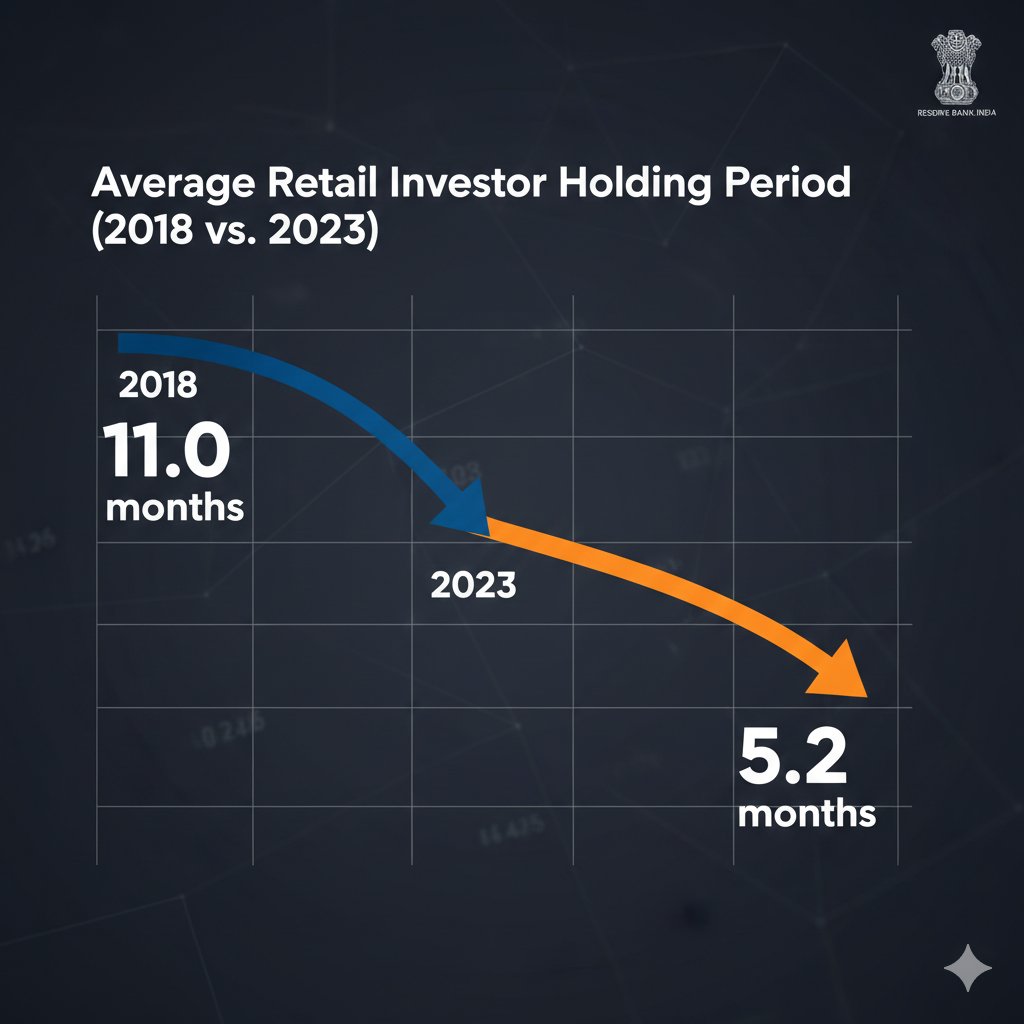 Retail holding period declined from 11 months to 5.2 months